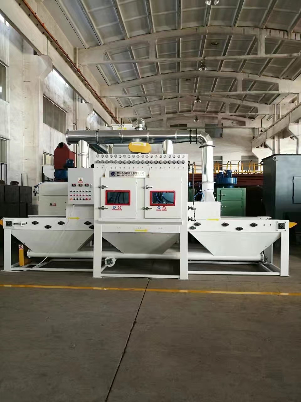 南阳流水线自动喷砂机