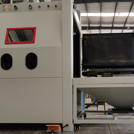 南阳无尘喷砂机半自动模具喷砂机